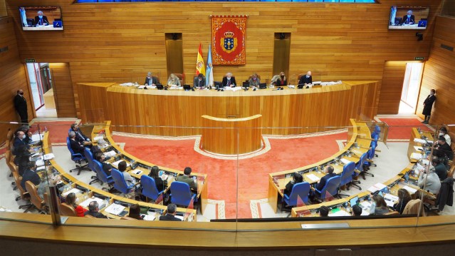 O Parlamento de Galicia aproba a Lei de Orzamentos  da Comunidade Autónoma para 2022